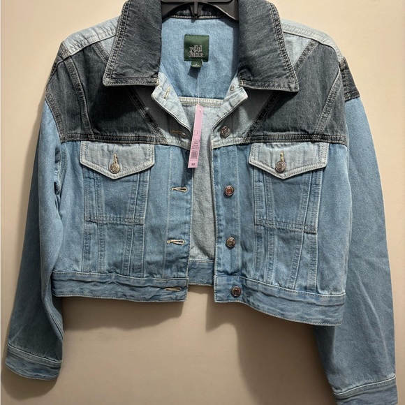 wild fable Jackets & Blazers - Wild Fable Two-Tone Denim Jacket